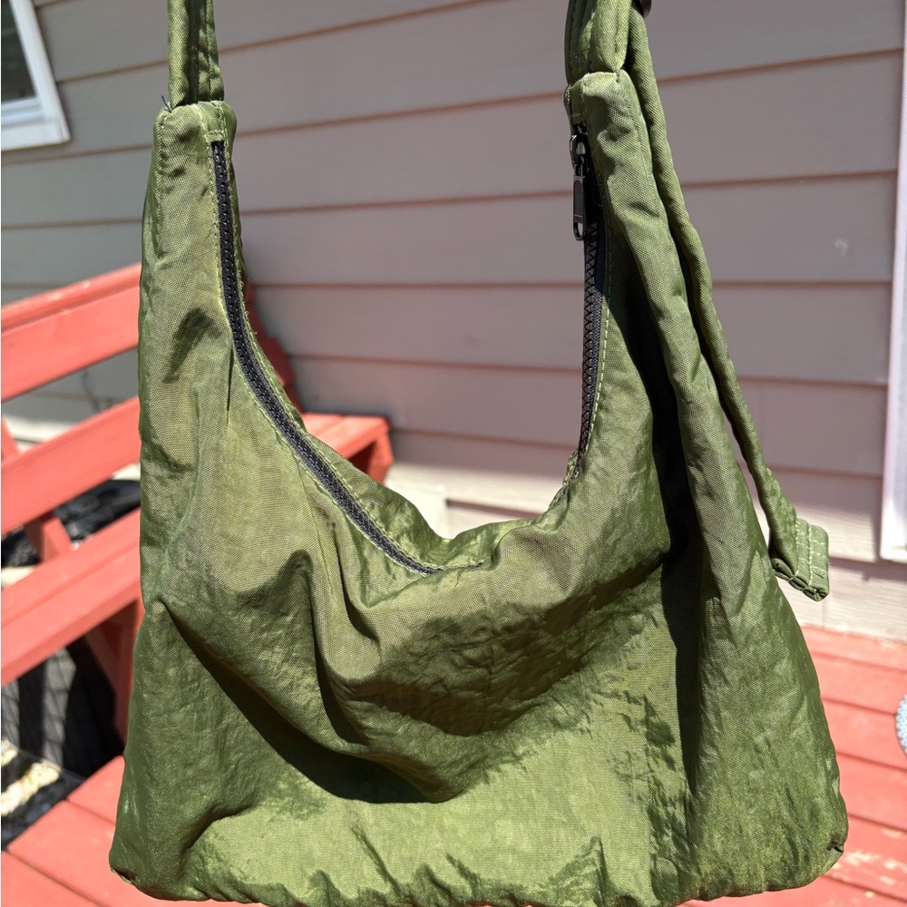 Baggu Nylon Shoulder Bag Bay Laurel green standard/big size